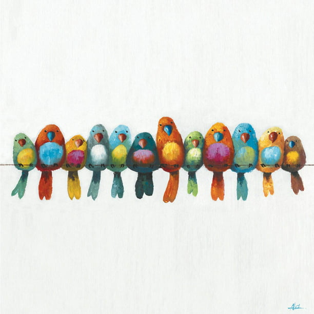 Bird Home Decor Birds of the Coast Rustic Panel Poster Art Print 